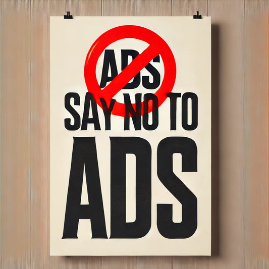 Do FREE First! Say NO to Ads